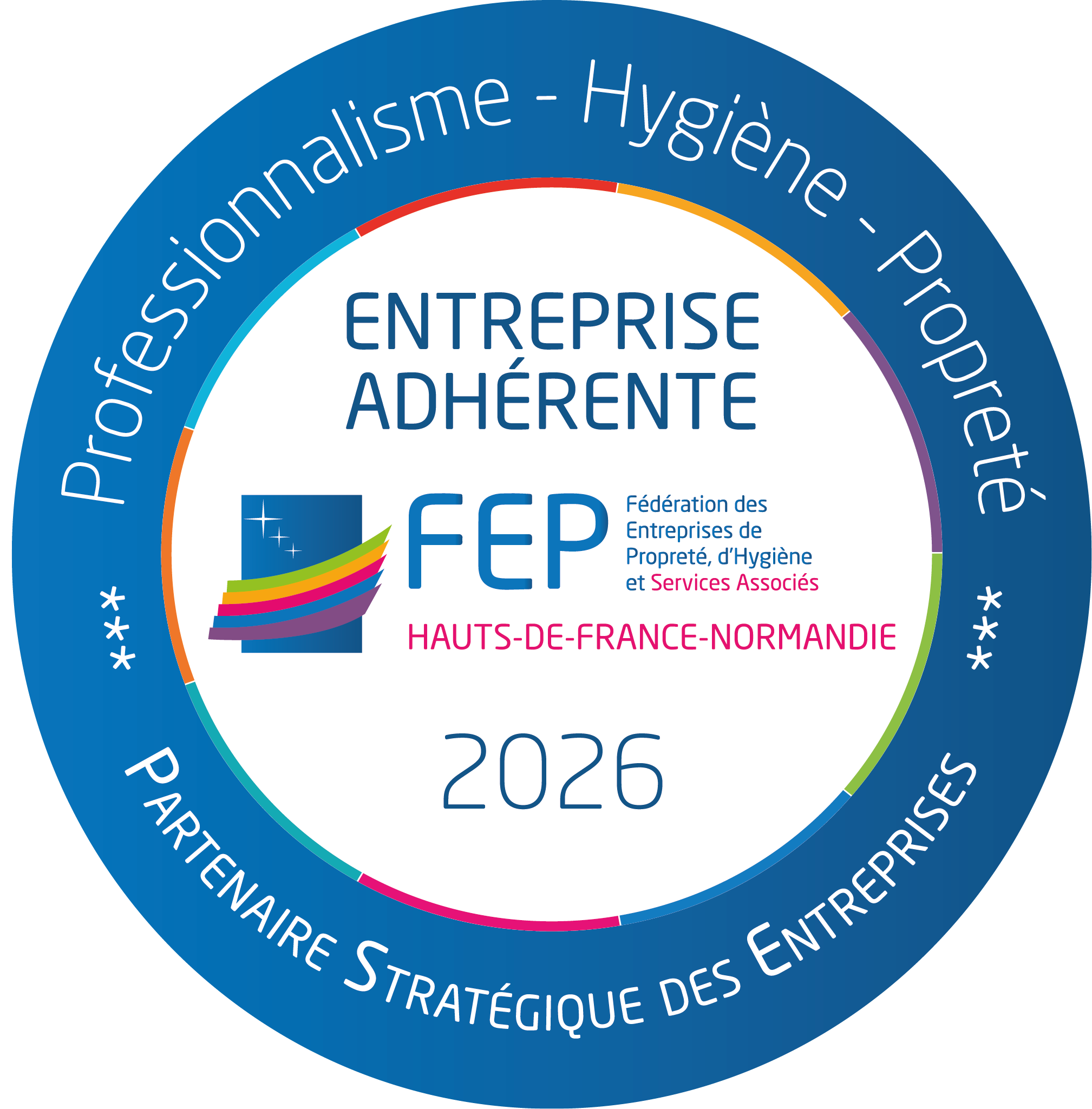 Macaron adhérent FEP Hauts-de-France 2026