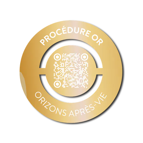 Label Funéraire Responsable Or BEFFROY